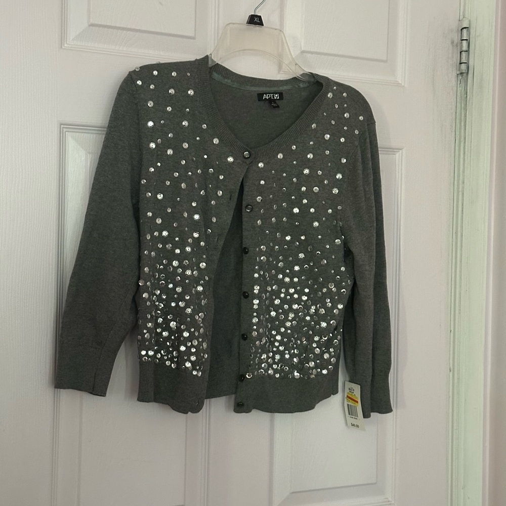Sequin cardigan
